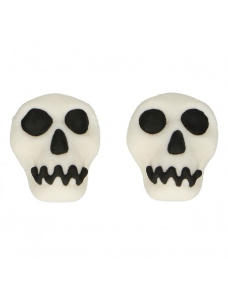 Decoración Azucar Calaveras 8ud Funcakes