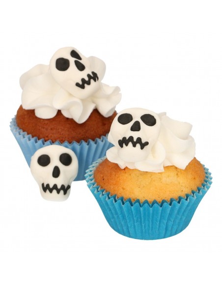 Decoración Azucar Calaveras 8ud Funcakes