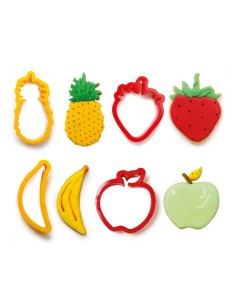 Set 4 Cortadores De Frutas Decora 2