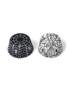 Cápsulas Cupcakes Tela Araña 36uds Decora 2