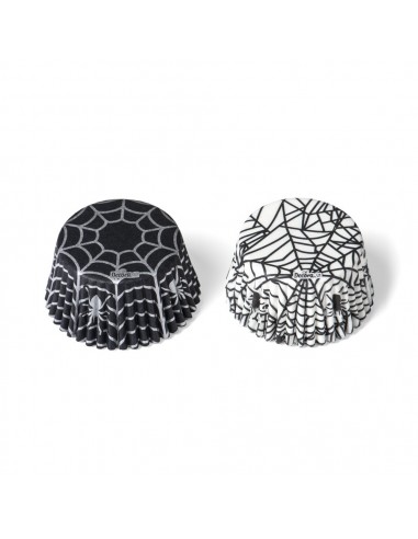 Cápsulas Cupcakes Tela Araña 36uds Decora