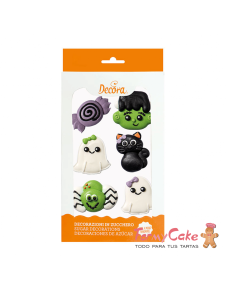 Decoración de Azúcar Frankestein 6ud Decora