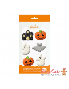 Decoración de Azúcar Halloween Fantasy 6ud Decora