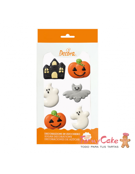 Decoración de Azúcar Halloween Fantasy 6ud Decora