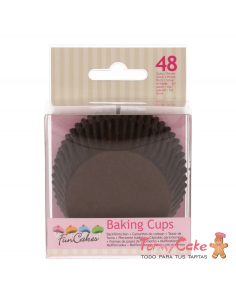 Cápsulas para Hornear Marrones 48ud. Funcakes