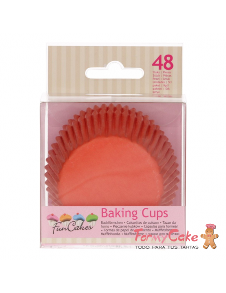 Cápsulas para Hornear Naranja 48ud. Funcakes