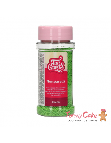 Nonpareils Verdes 80gr Funcakes