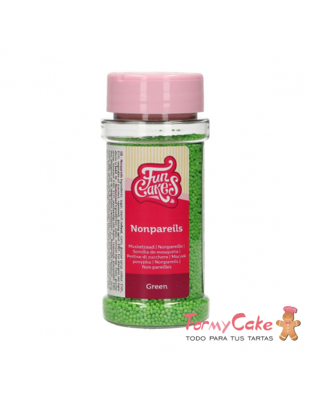 Nonpareils Verdes 80gr Funcakes