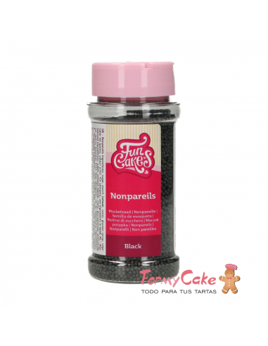 Nonpareils Negros 80gr Funcakes