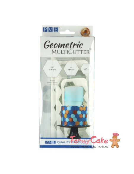 Multicortador Geométrico Hexágono Set/3 PME