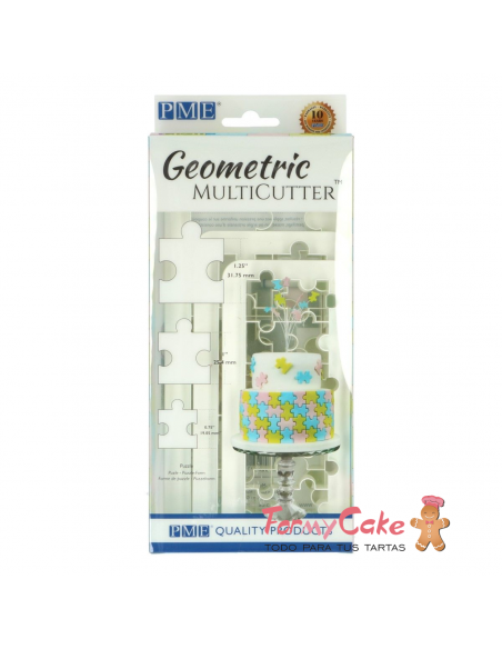 Multicortador Geométrico Puzzle Set/3 PME