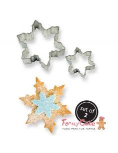 Cortador Galletas Copo Nieve 2ud PME
