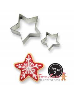 Cortador Galletas Estrella 2ud PME