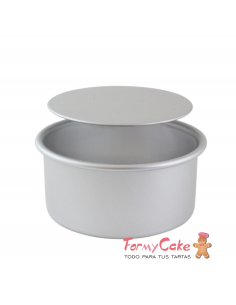 Molde Redondo Metal Base Extraible 10,2x7,5cm PME
