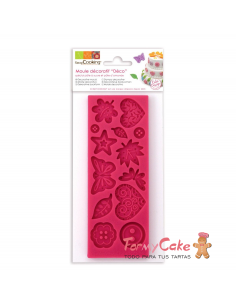 Molde Silicona Deco Scrapcooking