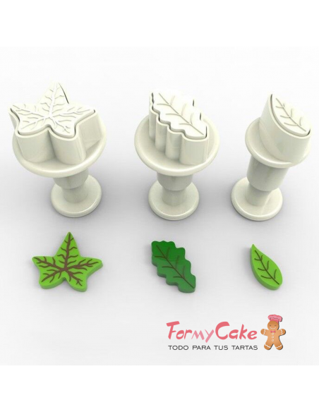 Mini Cortadores Expulsor Hojas 3uds Dekofee