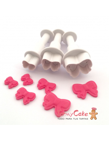 Mini Cortadores Expulsor Lazos 3uds Dekofee