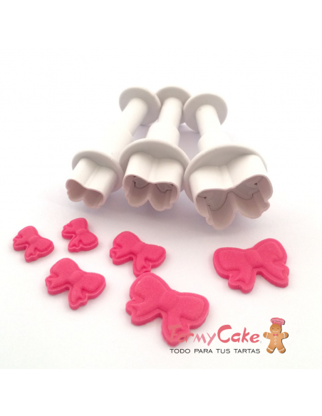 Mini Cortadores Expulsor Lazos 3uds Dekofee