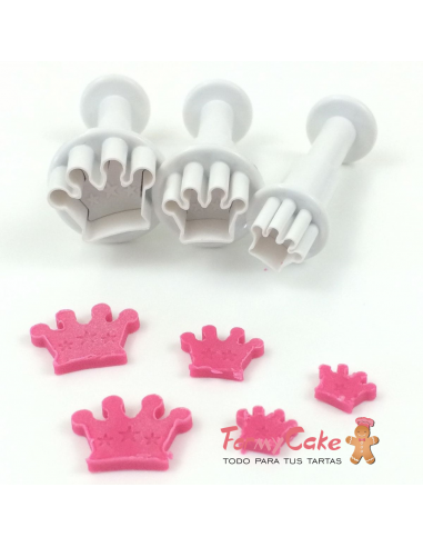 Mini Cortadores Expulsor Coronas 3uds Dekofee