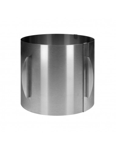 Molde Metal Redondo Ajustable 20cm Alto Cake Frame