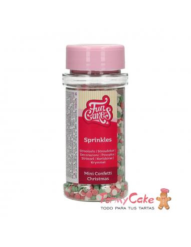 Mini Confetti de Navidad 55gr Funcakes