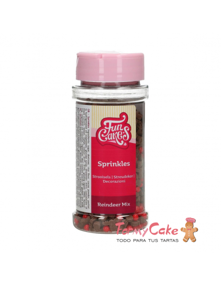 Decoración Comestible Mix Renos 55gr Funcakes
