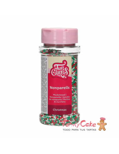 Nonpareils Navideños 80gr Funcakes