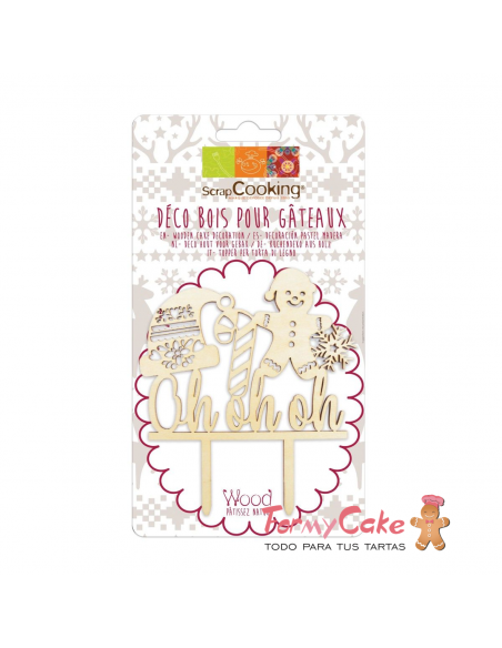 Topper Madera Oh Oh Oh ScrapCooking