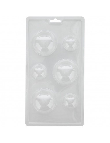 Molde Semiesferas Chocolate 6 cav. Wilton