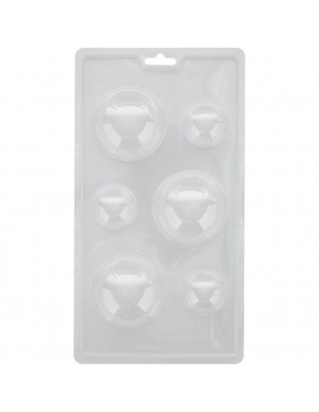 Molde Semiesferas Chocolate 6 cav. Wilton