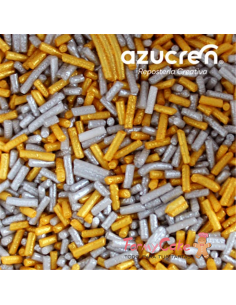Sprinkle Fideos De Azucar Metalizados Oro/Plata 90g. Azucren