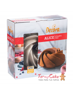 Molde Aluminio Inyectado Bundt  Alicia Decora