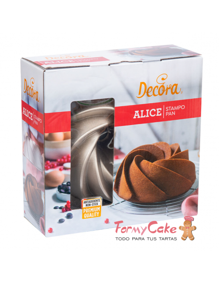 Molde Aluminio Inyectado Bundt  Alicia Decora