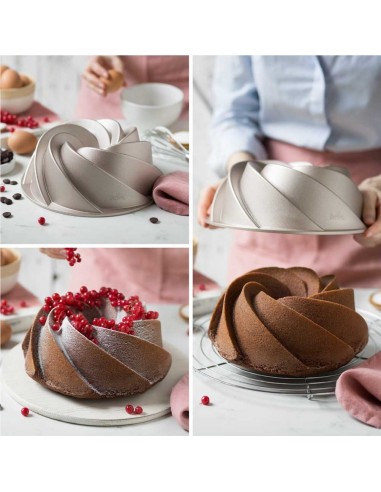 Molde Aluminio Inyectado Bundt  Alicia Decora