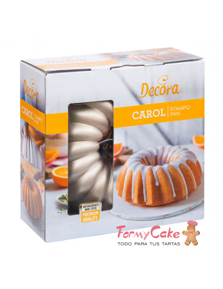 Molde Aluminio Inyectado Bundt  Carol Decora