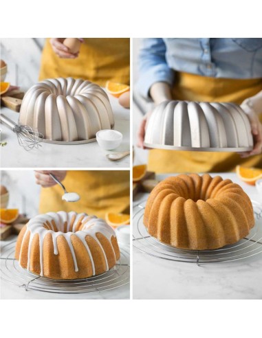 Molde Aluminio Inyectado Bundt  Carol Decora
