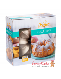 Molde Aluminio Inyectado Bundt  Gaia Decora