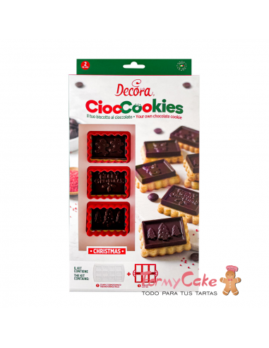 Set 2pzs Para Galletas Y Chocolate Navidad Decora