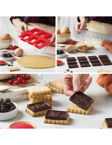 Set 2pzs Para Galletas Y Chocolate Navidad Decora