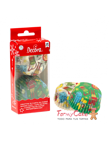 Cápsulas Cupcakes Cascanuece 36uds Decora