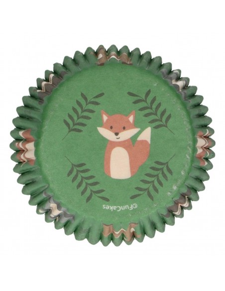 Cápsulas para Hornear Animales Bosque 48ud. Funcakes