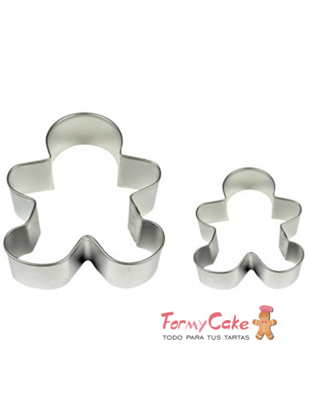 Cortador Galletas Muñeco Jengibre 2ud PME