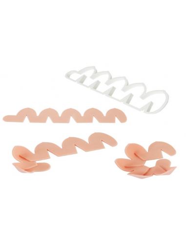 Cortante Flor De Origami 3ud PME