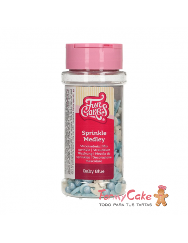 Decoración Comestible Baby boy Medley 50g Funcakes