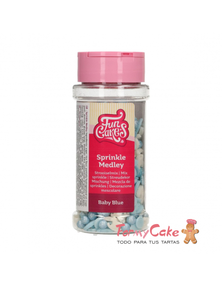 Decoración Comestible Baby boy Medley 50g Funcakes