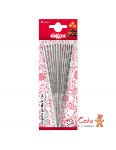 Bengalas Palillo 17cm 12uds Dekora