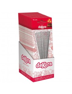 Bengalas Palillo 17cm 12uds Dekora 2