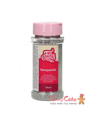 Nonpareils Plata 80gr Funcakes