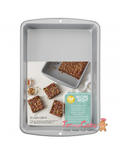 Molde Metal Rectangulas 33x22.9cm Wilton