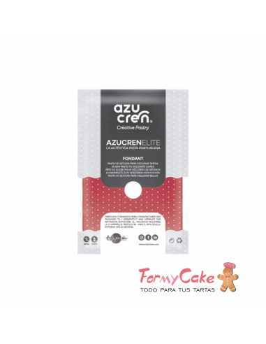 Fondant  rojo 100gr  Azucren Elite